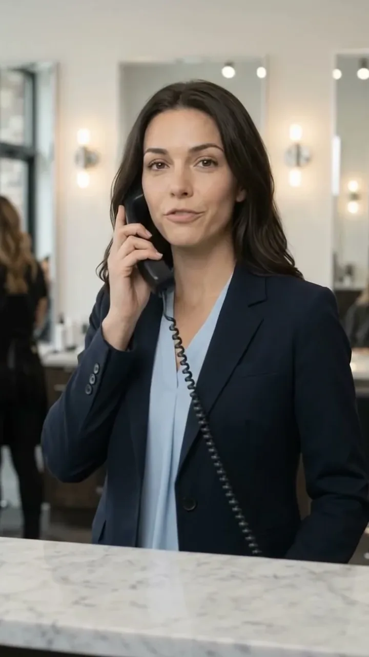 Meet Jordan, the AI receptionist — a frame from the film